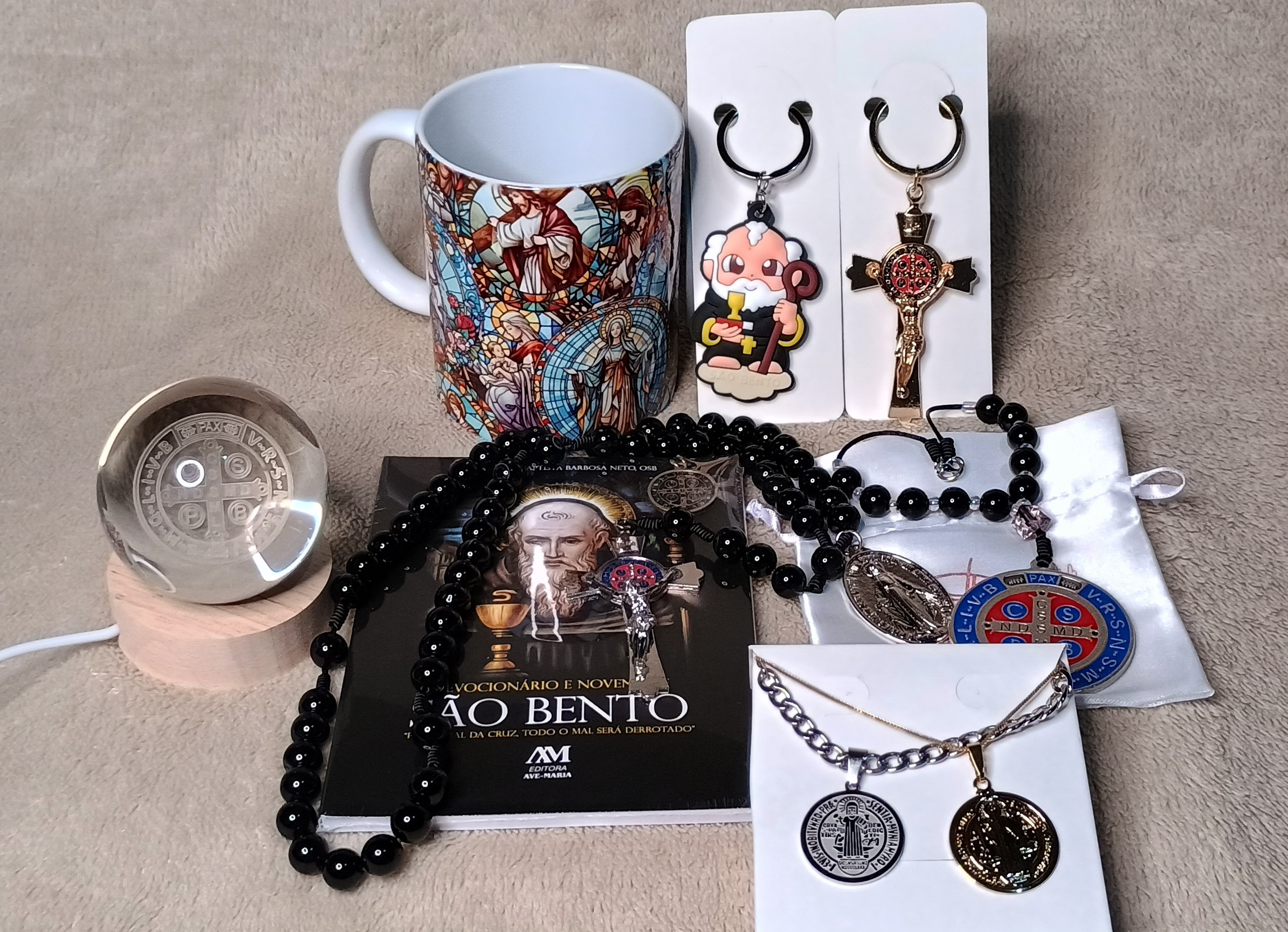 detalhes do kit de São Bento